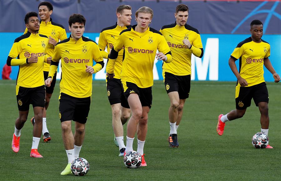 Dortmund, durante un entrenamiento