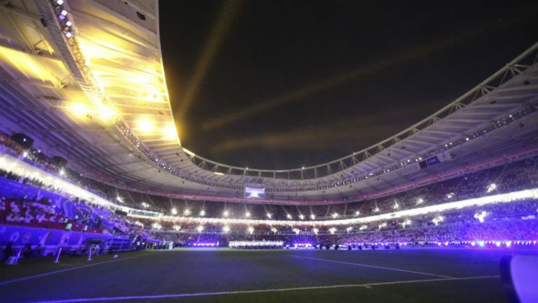El estadio Al Rayyan, a 24 kilómetros al oeste de la capital Doha