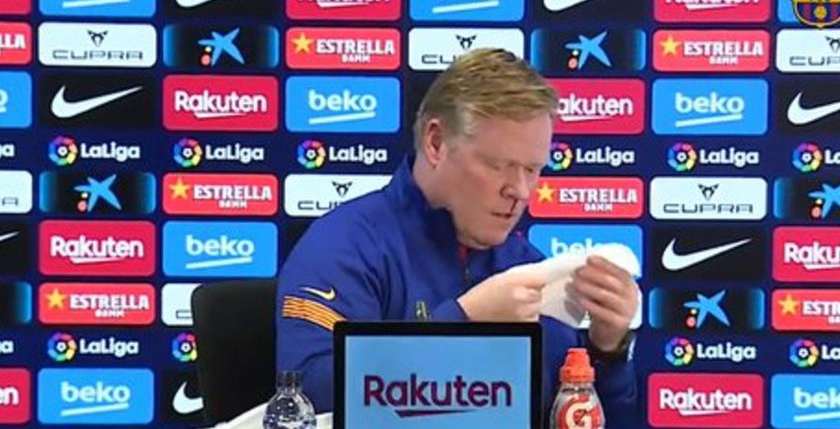 Koeman en conferencia de prensa