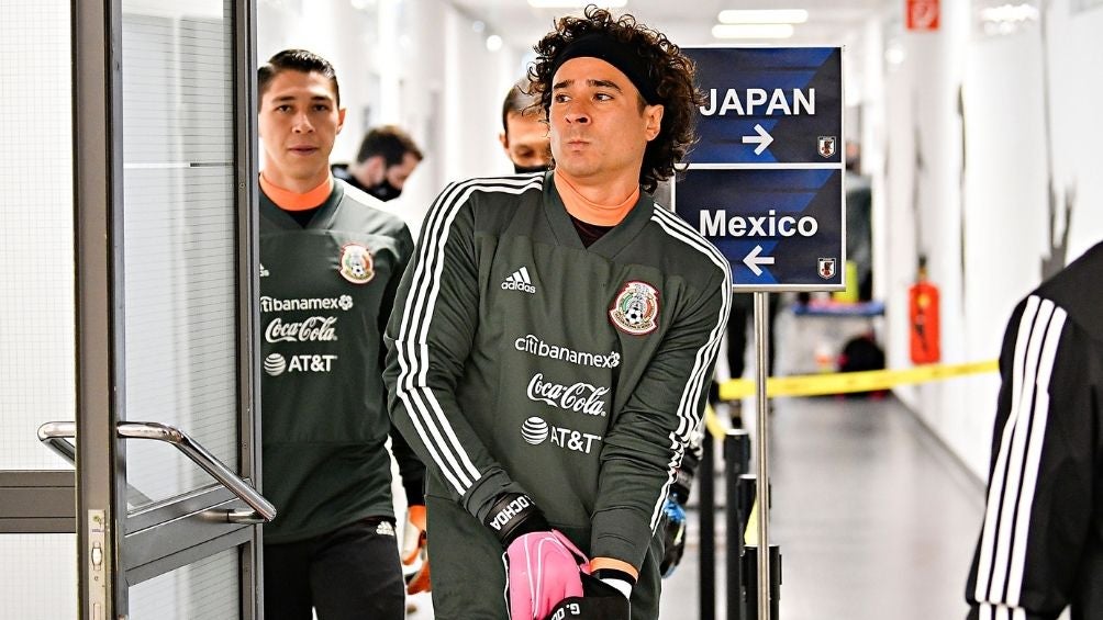 Ochoa previo a un juego de la Selección