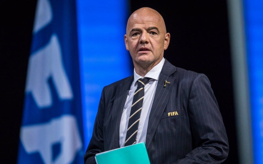 Gianni Infantino en un evento de la FIFA