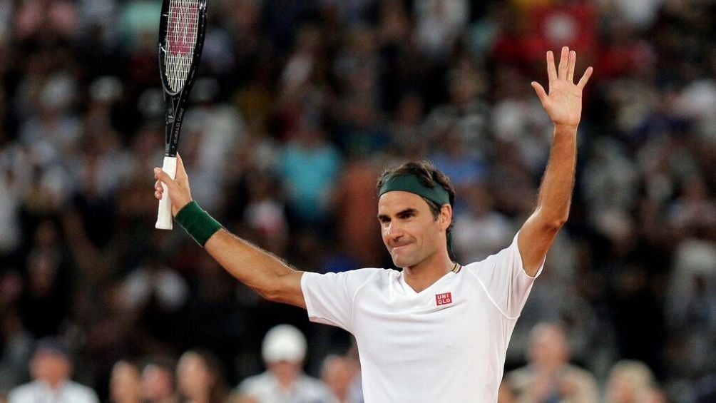Federer en Wimbledon en el 2019