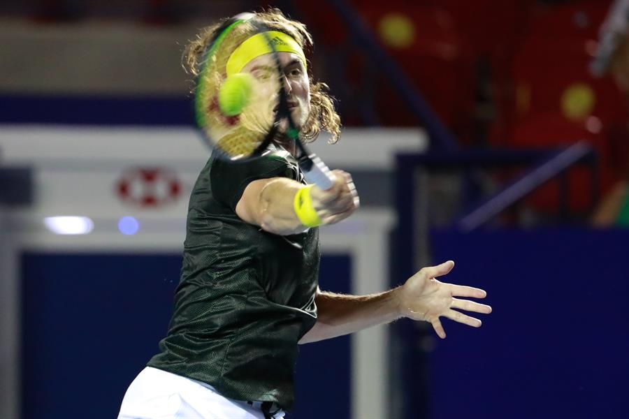 Stefanos Tsitsipas en su debut en el AMT