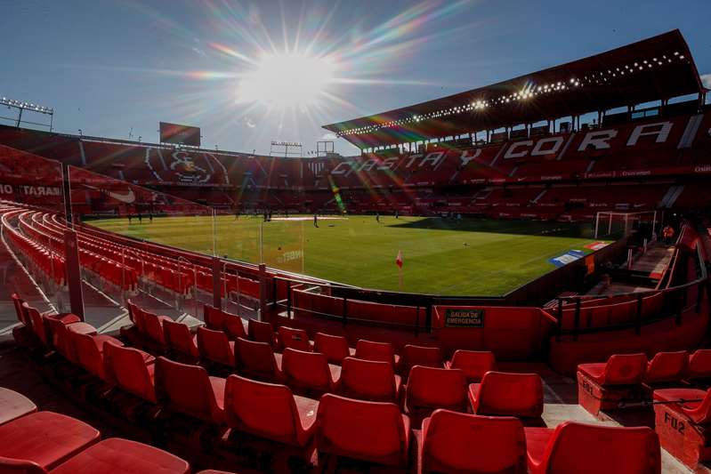 Estadio del Sevilla previo a un juego
