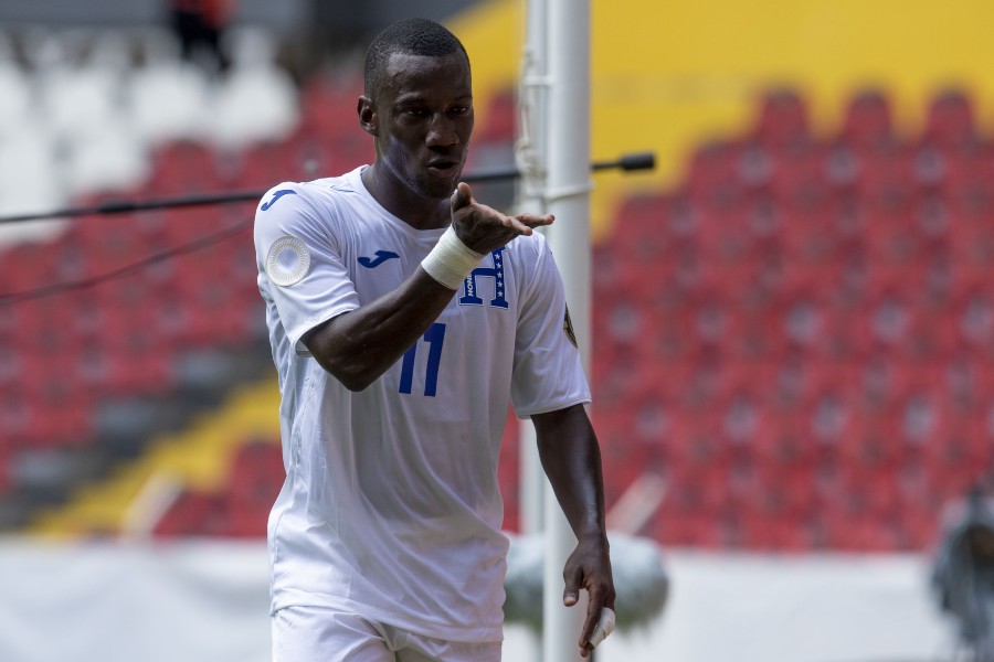 Darixon Vuelto celebrando gol vs Haití