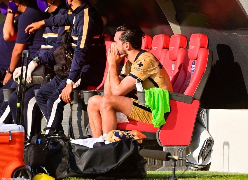 Luis Quintana se lesionó ante el Atlético de San Luis