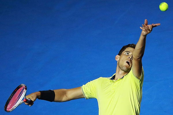 El austriaco durante el Abierto de Acapulco de 2018