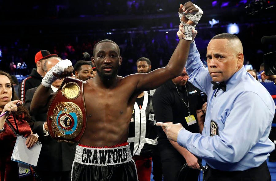 Terence Crawford tras ganar una pelea