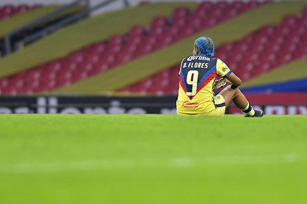 Daniela Flores  tras la derrota contra Chivas