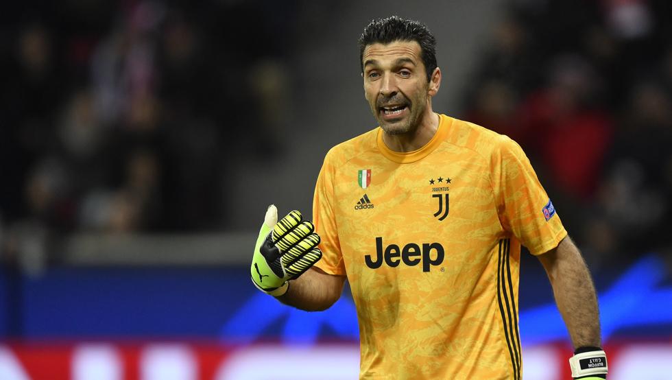 Gianluigi Buffon, durante un juego de la Juve