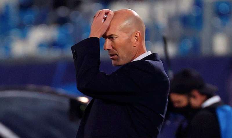Zidane en partido con Madrid