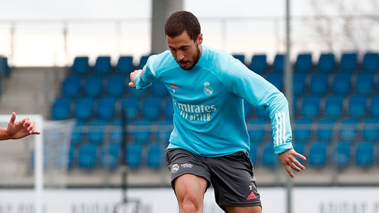 El belga en un entrenamiento del club Merengue