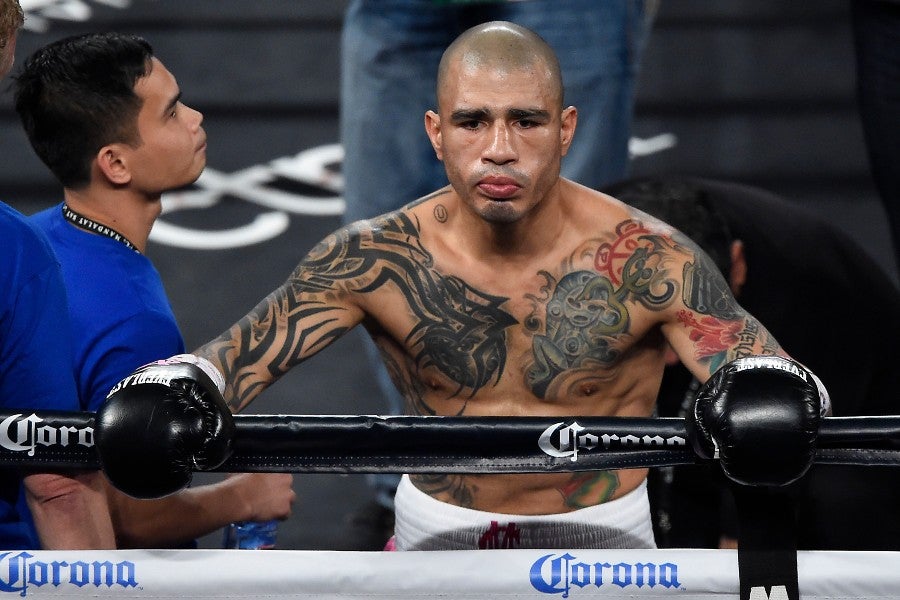 Miguel Ángel Cotto durante una pelea