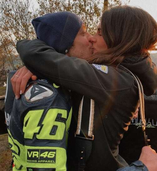 Valentino Rossi y su novia