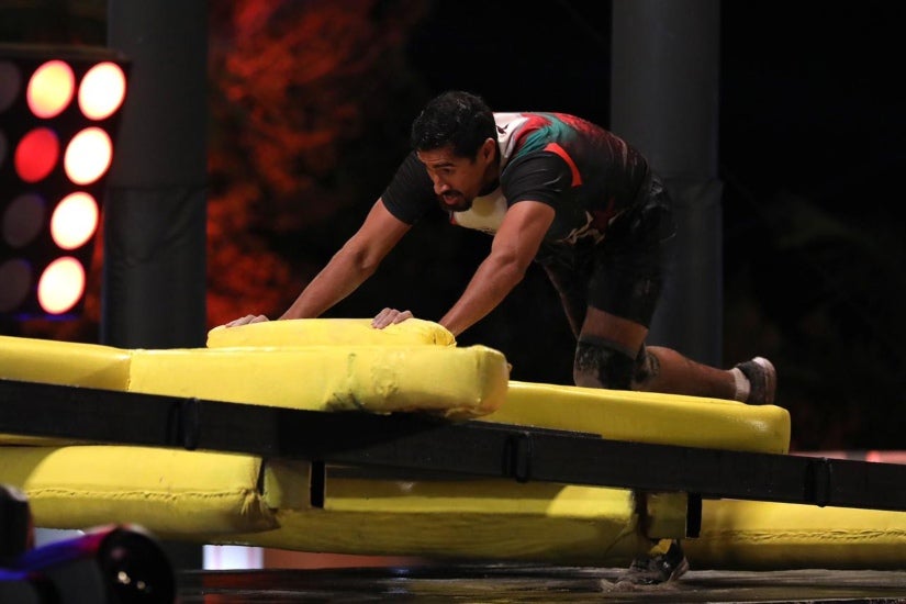 Patricio Araujo durante la final del Exatlón