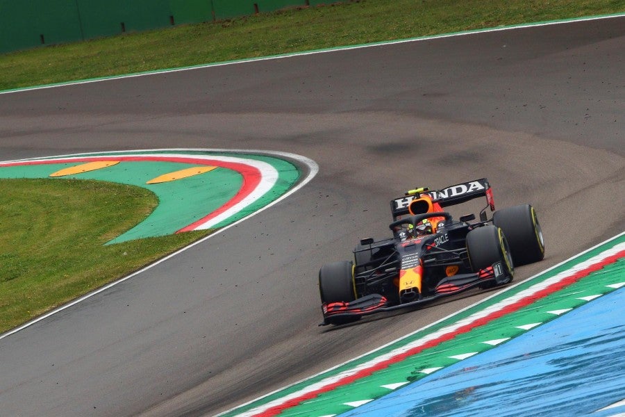 Checo Pérez en el GP de Imola