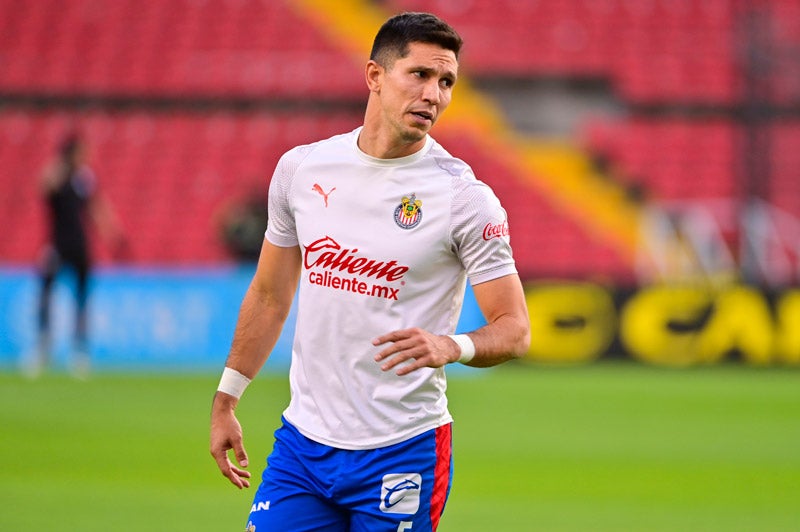 El futbolista calentando antes de un partido del Rebaño