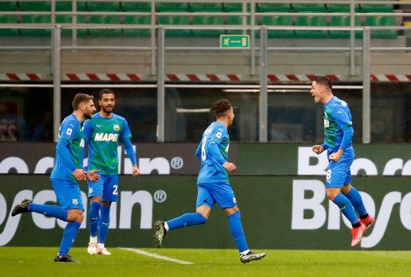 Sassuolo celebra doblete de Giacomo Raspadori