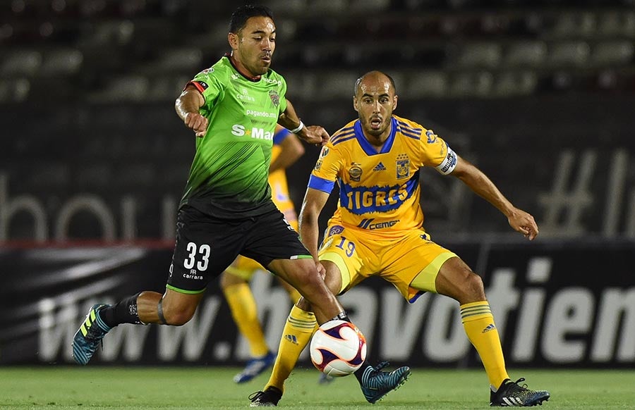 Fabián en partido ante Tigres