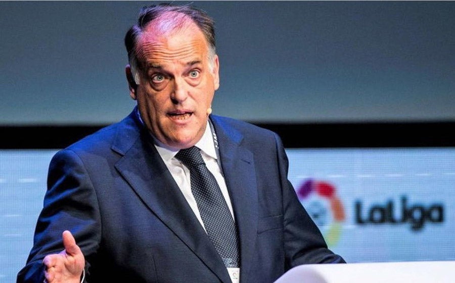 Javier Tebas en evento público