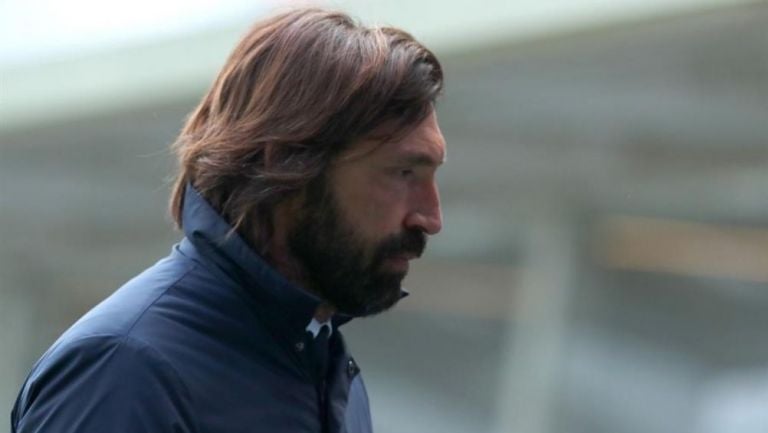 Andrea Pirlo en un partido de la Juventus