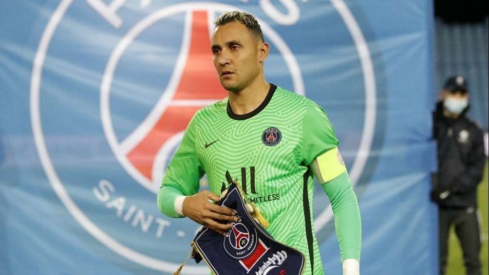 Keylor Navas con el PSG