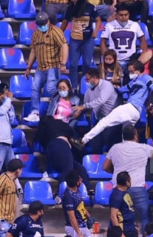 Incidentes en el Estadio Cuauhtémoc 
