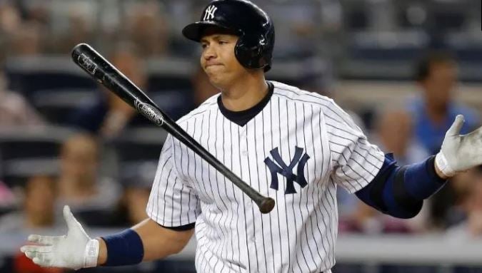 A-Rod, en un juego con los Yankees