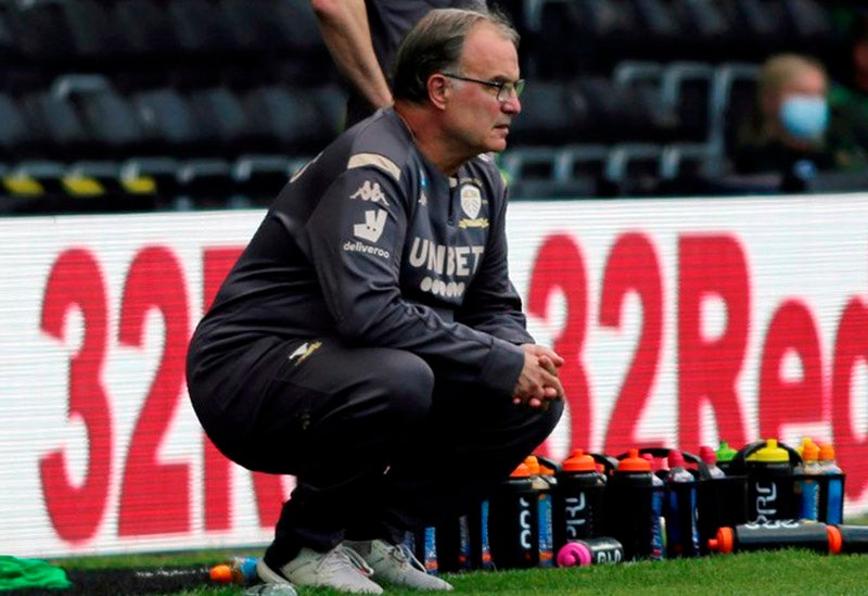 Bielsa en juego del Leeds United