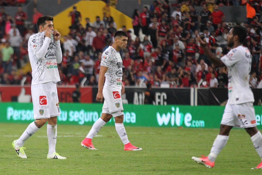Jaguares de Chiapas en su último partido de Liga MX