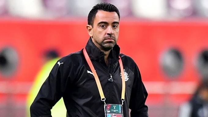 Xavi Hernández durante un duelo del Al-Sadd