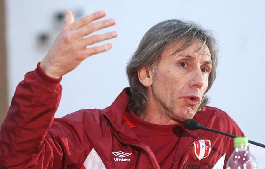 Ricardo Gareca en conferencia de prensa