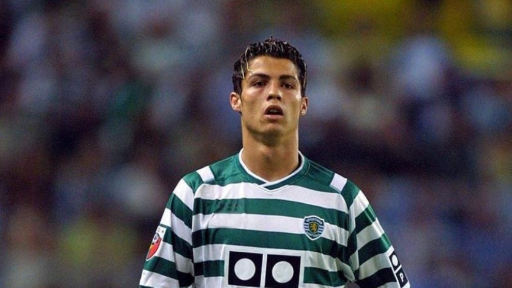 Cristiano Ronaldo en su paso por el Sporting de Lisboa
