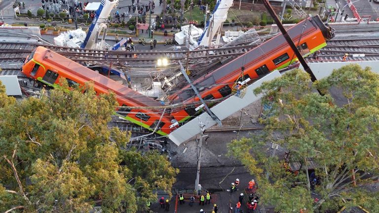 El colapso de la estructura en la línea 12 