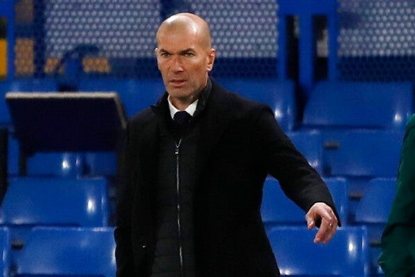 Zinedine Zidane en acción