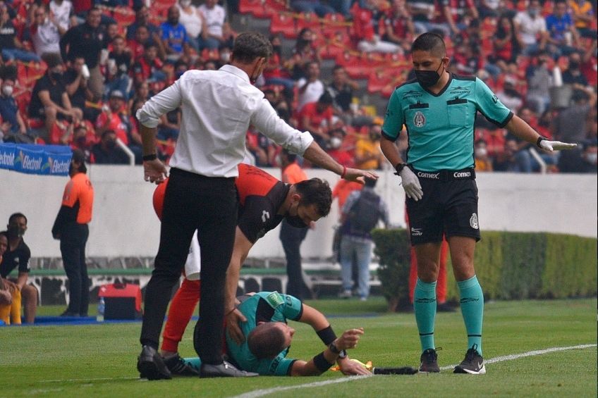 Pablo Hernández se lesionó 