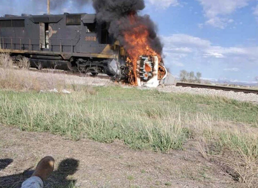 El accidente en el que ayudó Bair