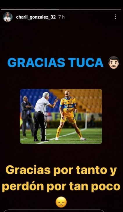 Mensaje de González al Tuca 