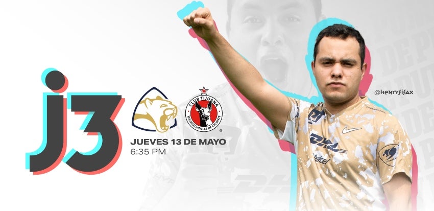 Pumas esports se enfrenta a Xolos en la Jornada 3 de la eLiga MX