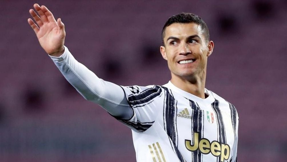 Cristiano Ronaldo en un partido con la Juventus