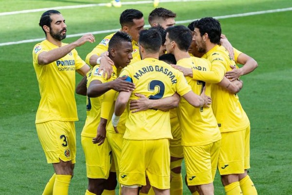 Villareal celebra su pase a la Final de la Europa League