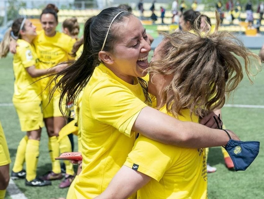 Rubí Soto tras un partido con el Villarreal