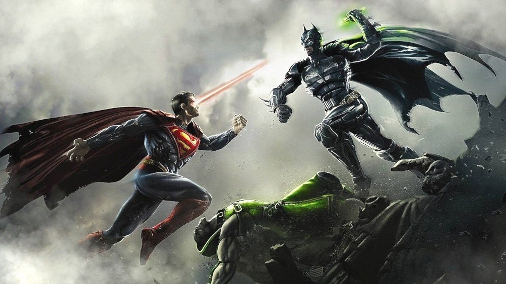 Imagen de Superman contra Batman en Injustice