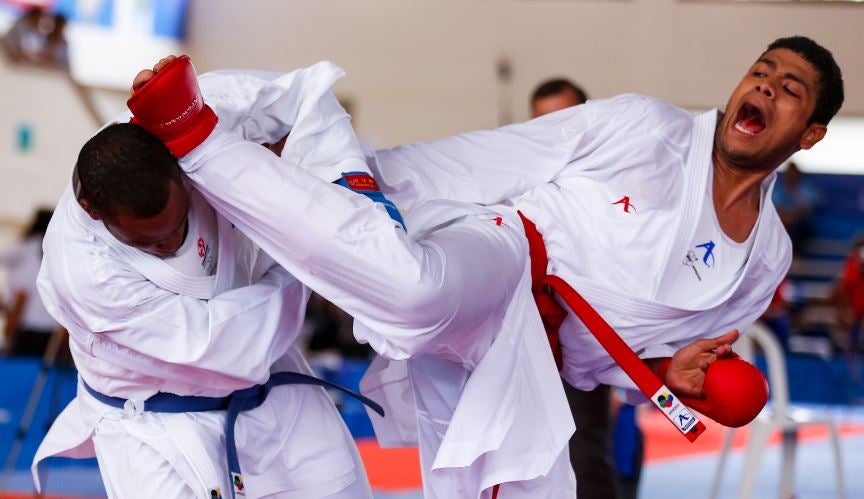 Acciones en un combate de Karate