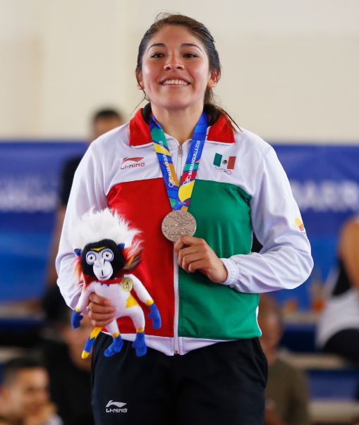 Guadalupe Quintal, tras ganar su medalla