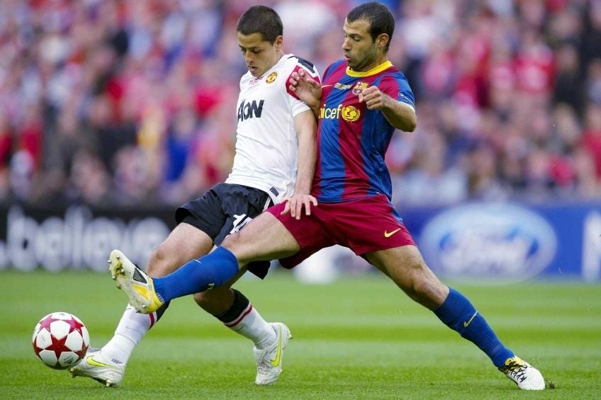 Chicharito en la Final de Champions