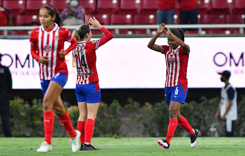 Miriam Castillo, en festejo de gol