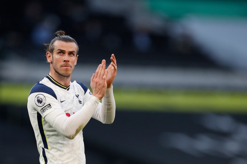 Gareth Bale durante un partido del Tottenham