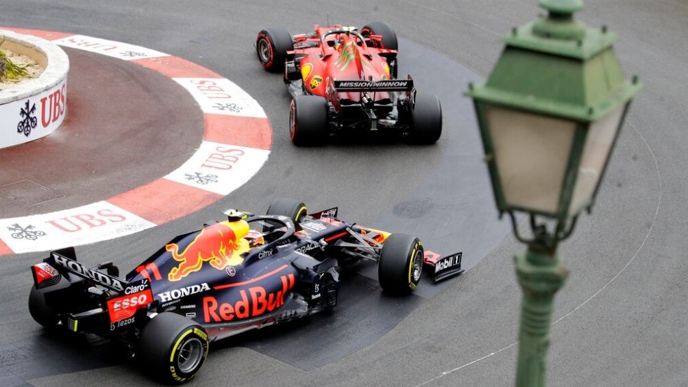 Monoplaza de Checo en el GP de Mónaco