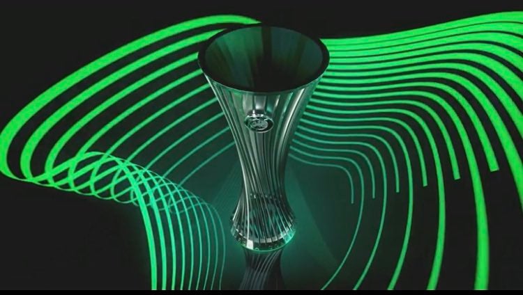 UEFA presentó el trofeo de la Conference League